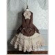 Alice Girl Duke of Victoria Corset Overskirt and Striped Skirt(1st Pre-Order/2 Colours/Full Payment Without Shipping)